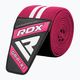 Kelių juostos RDX Weightlifting Gym Knee Wrap pink