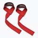 Svorių kilnojimo dirželiai RDX W1 Weight Training Wrist Straps red