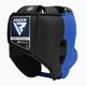 Bokso šalmas RDX Apex Boxing Head Gear With Nose Protection Bar blue 3