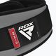 Svorių kilnojimo diržas RDX Weightlifting 6" Neoprene Gym X3 grey 5