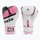Moteriškos bokso pirštinės RDX BGR-F7 baltos ir rožinės spalvos BGR-F7P 3