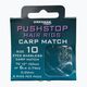 Drennan Pushstop H'Rig Carp Match method pavadėlis su stabdžiu, kabliukas be spyglių + valas 8 vnt. skaidrus HNQCMA014