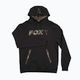 Fox International LW Print Megztinis su gobtuvu žvejybinis džemperis juodas CFX1