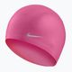 Nike Solid Silikoninė vaikiška plaukimo kepuraitė rožinė TESS0106