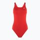 Nike Hydrastrong Solid Fastback moteriškas vientisas maudymosi kostiumėlis raudonas NESSA001-614