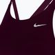 Nike Hydrastrong Solid Fastback moteriškas vientisas maudymosi kostiumėlis bordo spalvos NESSA001-614 3
