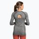 Moterų treniruočių marškinėliai ilgomis rankovėmis Gymshark Flex Top charcoal grey marl 3