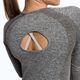 Moterų treniruočių marškinėliai ilgomis rankovėmis Gymshark Flex Top charcoal grey marl 5