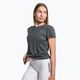 Moteriški marškinėliai Gymshark Running Top SS tamsiai pilkos spalvos treniruočių marškinėliai