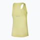 Moteriškas bėgimo marškinėlis Mizuno DryAeroFlow Tank blyškiai laimo geltonos spalvos 2