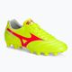 Vyriški futbolo batai Mizuno Morelia II Club MD safety yellow/fiery coral 2/galaxy silver