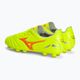 Vyriški futbolo batai Mizuno Morelia Neo IV Pro MD safety yellow/fiery coral 2/galaxy silver 4