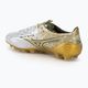 Vyriški futbolo batai Mizuno Αlpha Japan Md white/ge gold/black 3