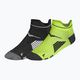 Kojinės Mizuno Active Training Mid 2 poros lime/black