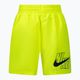 Nike Logo Solid Lap geltonos spalvos vaikiški maudymosi šortai NESSA771-737