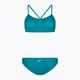 Moteriškas dviejų dalių maudymosi kostiumėlis Nike Essential Sports Bikini šviesiai mėlynas NESSA211-345 2