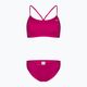 Moteriškas dviejų dalių maudymosi kostiumėlis Nike Essential Sports Bikini pink NESSA211