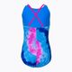 Nike Tie Dye Spiderback vaikiškas vientisas maudymosi kostiumėlis mėlynas NESSC719-458 2