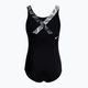 Nike Crossback vaikiškas vientisas maudymosi kostiumėlis juodas NESSC727-001 2