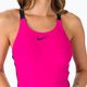 Moteriškas vientisas maudymosi kostiumėlis Nike Logo Tape Fastback pink NESSB130-672 6