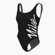 Moteriškas Nike vienadalis maudymosi kostiumėlis su keliais logotipais Black NESSC250-001 5