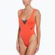 Nike Sneakerkini U-Back moteriškas vientisas maudymosi kostiumėlis oranžinis NESSC254-631 5
