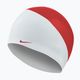 Nike Jdi Slogan raudona ir balta plaukimo kepurė NESS9164-613 5
