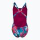 Moteriškas vientisas maudymosi kostiumėlis Nike Multiple Print Fastback purpurinės spalvos NESSC010-593 2