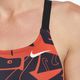 Moteriškas vientisas maudymosi kostiumėlis Nike Multiple Print Fastback orange NESSC050-631 8