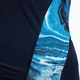 Moteriškas vientisas maudymosi kostiumėlis Nike Multiple Print Racerback Splice One, tamsiai mėlynas NESSC051-440 4