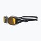 Speedo Mariner Pro Mirror juodi/skaidrūs/žėrinčio aukso plaukimo akiniai 8-00237314554 7