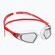 "Speedo Aquapulse Pro" raudoni/balti plaukimo akiniai