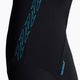 Speedo Hyperboom Splice Flyback moteriškas vientisas maudymosi kostiumėlis juodas 8-00305015160 3