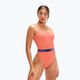 Speedo moteriškas vientisas maudymosi kostiumėlis su diržu Deep U-Back oranžinis 8-00307415485 4