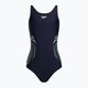 Speedo Plastisol Placement Muscleback vaikiškas vientisas maudymosi kostiumėlis juodas 8-0832414380