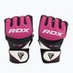 RDX naujo modelio graplingo pirštinės rožinės spalvos GGRF-12P