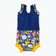 Vaikiškas vientisas maudymosi kostiumėlis Splash About Happy Nappy Meadow tamsiai mėlyna CHNGDL 2
