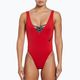 Nike Sneakerkini U-Back moteriškas vientisas maudymosi kostiumėlis raudonas NESSC254-614 5