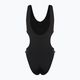 Nike Wild moteriškas vientisas juodai baltas maudymosi kostiumėlis NESSD255-001 2