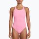 Nike Hydrastrong Solid Fastback moteriškas vientisas maudymosi kostiumėlis rožinės spalvos NESSA001-660 4