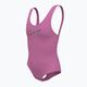 Vaikiškas vientisas plaukimo kostiumas Nike Multi Logo U-Back playful pink