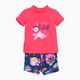 Marškinėliai + plaukimo šortai Spalva Vaikų rinkinys rožinė CO7200895380