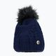 Moteriška žieminė kepurė su kaminu Horsenjoy Mirella, tamsiai mėlyna 2120503 2