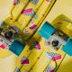 Fish Skateboards Print Memphis yellow FS-FB-MEM-SIL-SGRE riedlentė 11