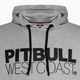 Vyriški Pitbull West Coast džemperiai su gobtuvu French Terry TNT, pilki/melanžiniai 3