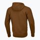 Vyriški Pitbull West Coast džemperiai su gobtuvu ir mažu logotipu rudos spalvos 2