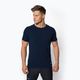 Pitbull West Coast vyriški Slim Fit Lycra Small Logo marškinėliai tamsiai tamsiai mėlynos spalvos