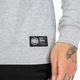 Vyriškas Pitbull West Coast džemperis su gobtuvu ir mažu logotipu Spandex 210 pilkas džemperis 4