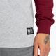 Vyriški Pitbull West Coast džemperiai su gobtuvu ir mažu logotipu pilkos/burundy spalvos 4