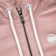 Moterų Pitbull West Coast Hooded Zip French Terry 21 powder pink džemperis 5